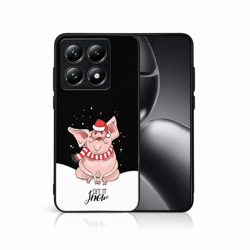 MY ART Kryt s vianočným dizajnom Xiaomi 14T LET IT SNOW (075)