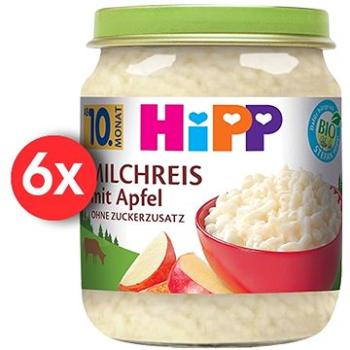 HiPP BIO Mliečna ryža s jablkami 6× 200 g (4062300348462)