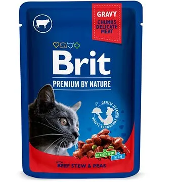 Brit Premium Cat Pouches with Beef Stew