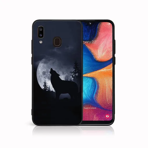 MY ART Ochranný obal pre Samsung Galaxy A20e WOLF (247)