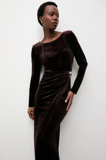 Zamatové šaty Answear.LAB