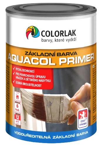 COLORLAK AQUACOL PRIMER V2070 - Vodou riediteľná základná farba biela 0,6 L