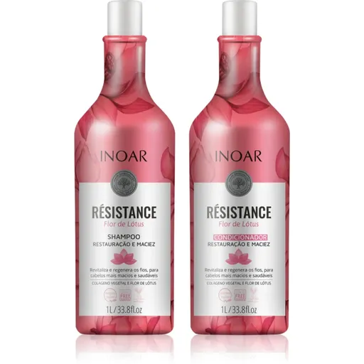 INOAR Résistance Flor de Lótus sada pre oslabené vlasy
