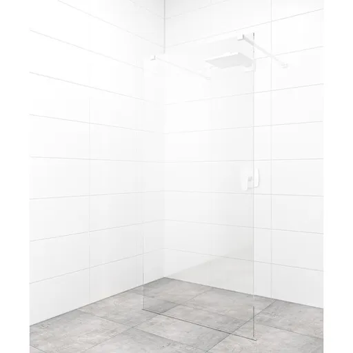 Sprchová zástena Walk-in 90 cm SAT vo farbe profilu biela SATBWI90ZAVB
