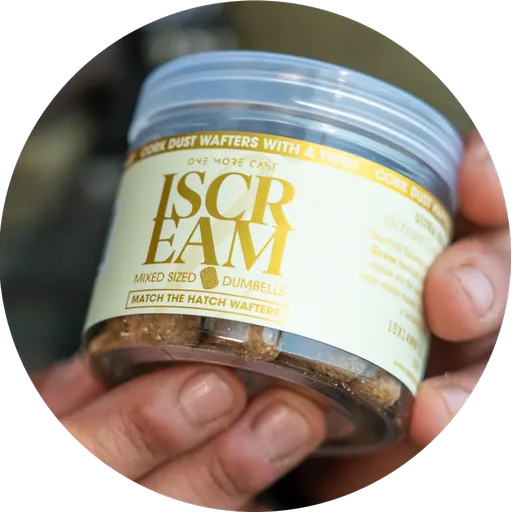 One more cast wafters boosted match the hatch cork dust wafter iscream 100 g 10x14mm & 14x18mm