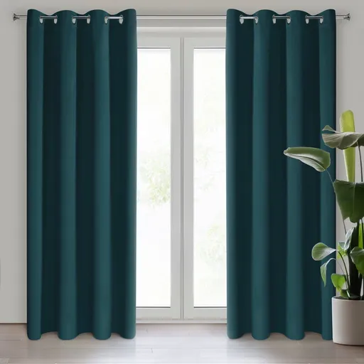 ArtFir Zatemňovací záves LOGAN K | petrolejová 135 x 250 cm