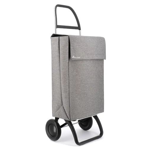 ROLSER Jean Tweed 2 nákupná taška na kolieskach svetlo šedá