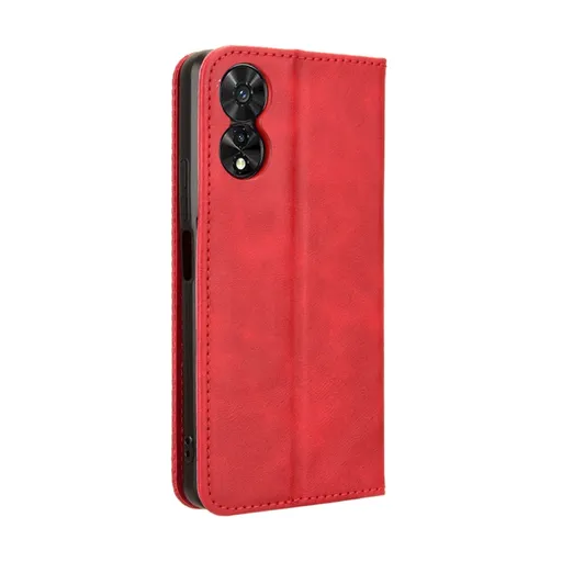 BUSINESS Peňaženkový kryt pre TCL 50 SE červený