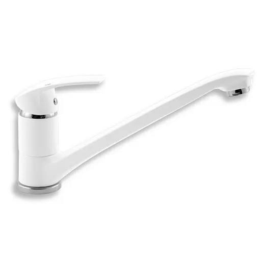 Novaservis Metalia 57 drezová batéria s otočným ramienkom biela/chróm 57091.1