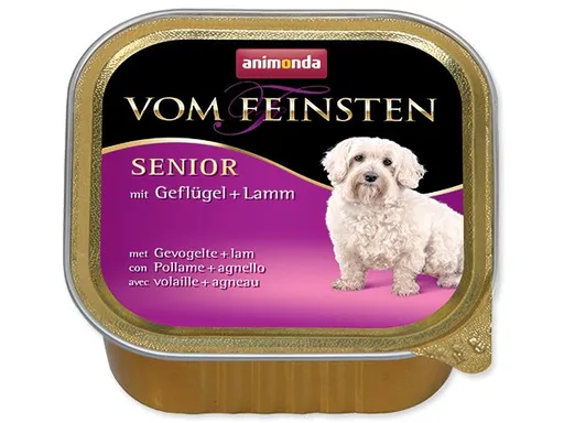 Animonda Vom Feinsten Senior Dog hydina a jahňa 150 g