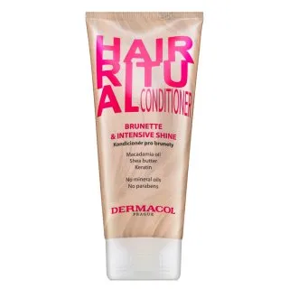 Dermacol Hair Ritual Brunette & Intensive Shine Conditioner posilňujúci kondicionér pre hnedé vlasy 200 ml