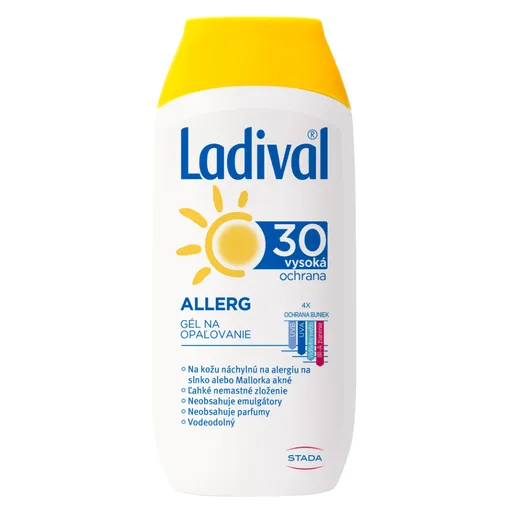 Ladival ALLERG SPF 30 gél na opaľovanie 200ml