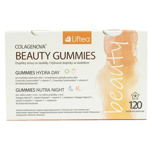 LIFTEA Colagenova Beauty Gummies 120 želatínových kapsúl