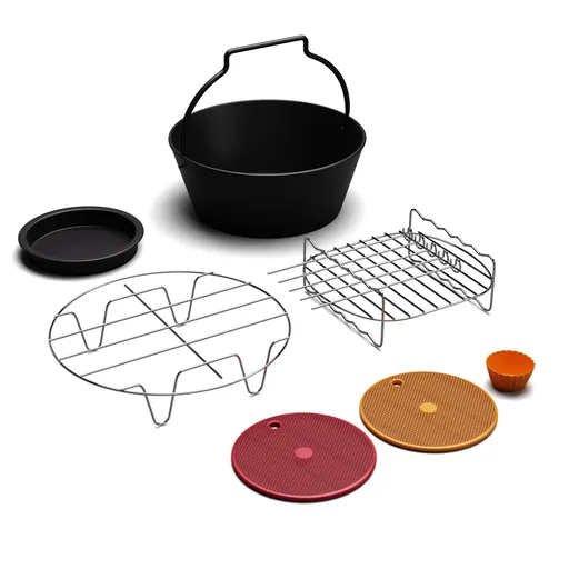 Klarstein Súprava príslušenstva AeroVital Deluxe Colour Touch, 6-dielna, vhodná pre potraviny, vhodné do umývačky riadu