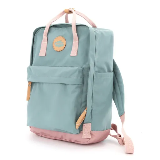 Univerzálny mätovo-ružový ruksak na zips - Himawari