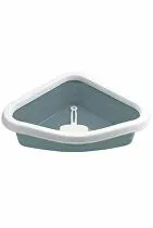 Toaletná mačka CATHY rohová modrá Zolux