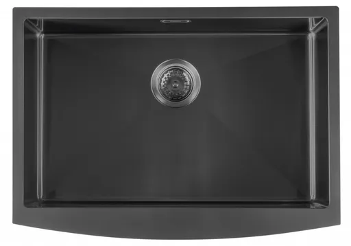 SAPHO SAPHO - AMERICAN polozapustený nerezový drez 70x50cm, gun metal ZN7050B