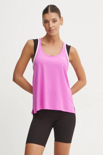 Tréningový top Under Armour Knockout fialová farba, 1351596