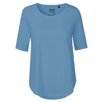 Neutral Dámske tričko s polovičným rukávom z organickej Fairtrade bavlny - Dusty indigo | XL