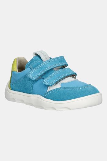 Detské kožené tenisky Froddo BAREFOOT ZERU SPRING tyrkysová farba, G3130264