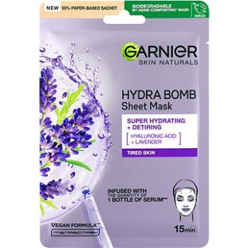 GARNIER Skin Naturals, Hydra Bomb Tissue Mask, Extract of Lavender, 28 g (3600542066129)