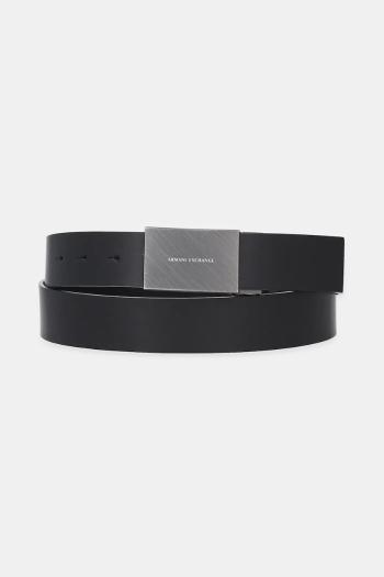 Kožený opasok Armani Exchange čierna farba, XM001103 AF13991