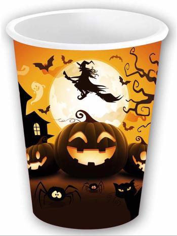 Poharak - Halloween Tökök 240 ml 6 drb