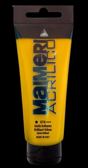 MAIMERI ACRILICO - Akrylové farby 074 - brilliant yellow, 0,2 L