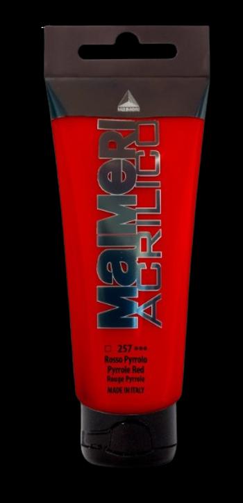 MAIMERI ACRILICO - Akrylové farby 257 - pyrrole red, 0,2 L