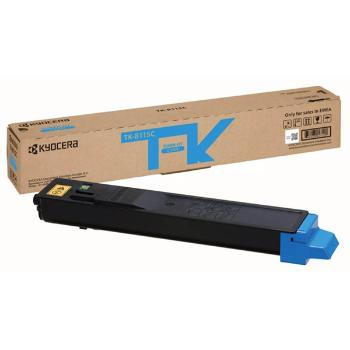 Kyocera originál toner 1T02P3CNL0, cyan, 6000str., TK-8115C, Kyocera ECOSYS M8124cidn, M8130cidn, O, azurová