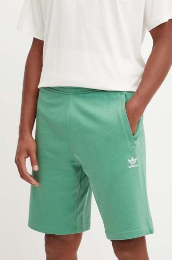 Bavlnené šortky adidas Originals zelená farba, IY8519