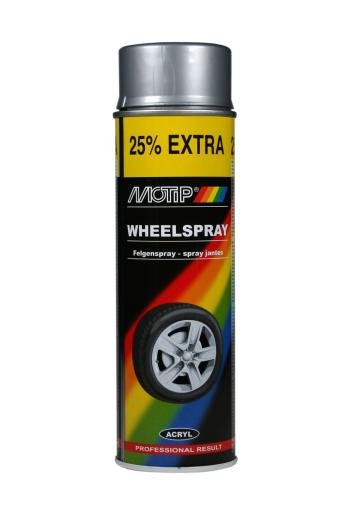 MOTIP AUTO - Sprej na disky kolies 500 ml strieborný