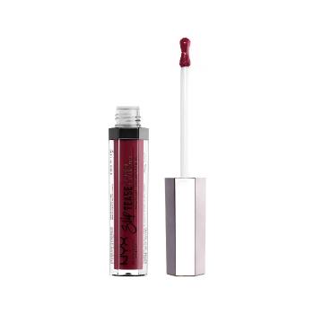 Nyx Professional Make Up  Gloss Slip Tease Full Color Lip Lacquer - 17 Spiced Spe  Lesky na pery Bordová