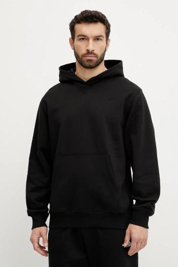 Bavlnená mikina The North Face Dome Relaxed pánska, čierna farba, s kapucňou, jednofarebná, NF0A8C43JK31