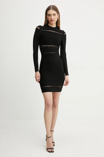 Šaty Marciano Guess LORNA čierna farba, mini, priliehavé, 5RGK58 5036Z