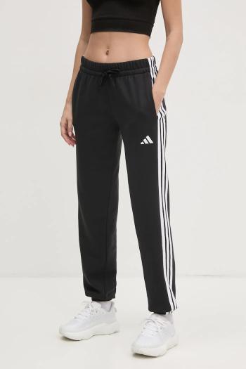 Tepláky adidas Essentials čierna farba, vzorované, JD5302