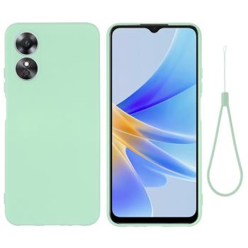 RUBBER Ochranný kryt pre Oppo A17 zelený