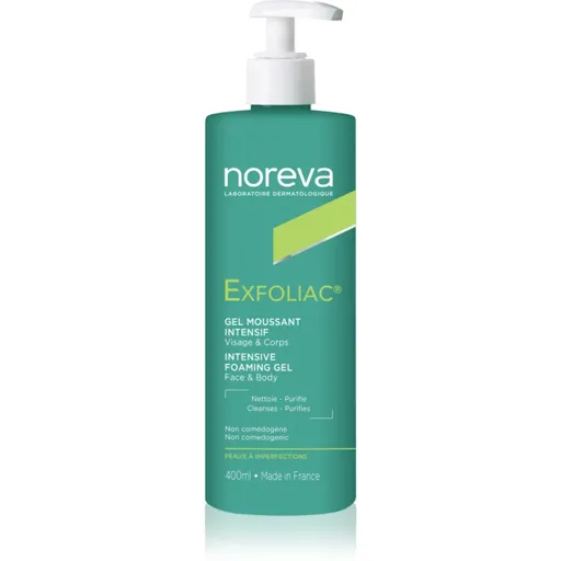 Noreva Exfoliac Intensive Foaming Gel čiastiaci penivý gél proti nedokonalostiam pleti 400 ml