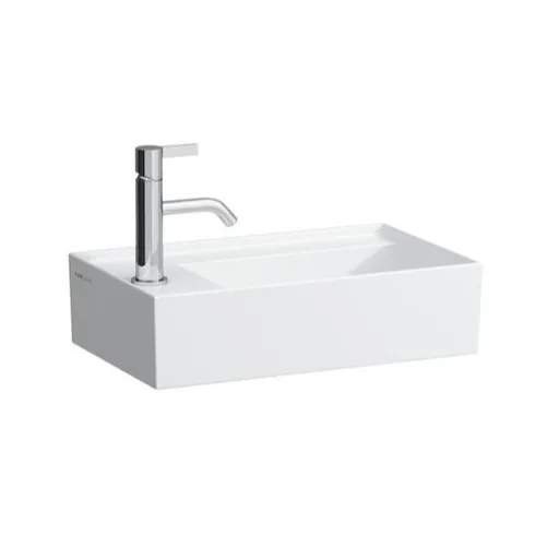 Laufen Kartell umývátko by 46x46 cm otvor pro baterii vlevo H8153350001111