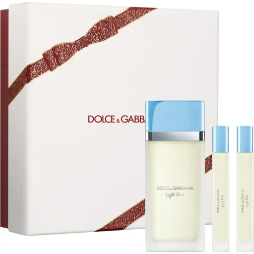 Dolce&Gabbana Light Blue EDT Trio Gift Set darčeková sada pre ženy