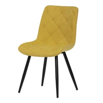 Jedálenská stolička Autronic 52x87 cm žltá látka CT-382 YEL2