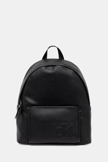 Ruksak Calvin Klein pánsky, čierna farba, veľký, jednofarebná, LV04G3155G