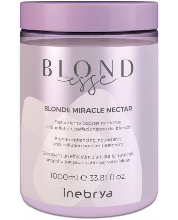 Inebrya Ošetrujúce ošetrenie pre blond vlasy Blondesse Blonde Miracle Nectar (Anti-Pollution Booster Treatment) 1000 ml