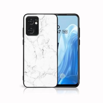 MY ART Ochranný obal Oppo Reno7 5G WHITE MARBLE (144)