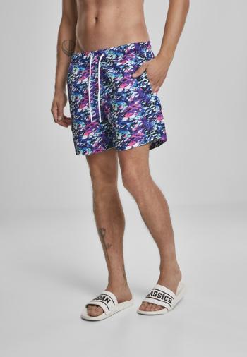 Urban Classics Multicolor Swim Shorts blue/pink - XL