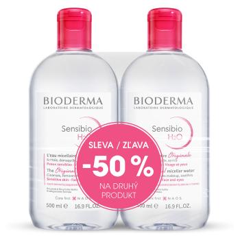 BIODERMA Sensibio H2O Micelárna voda Výhodné balenie 2x500 ml