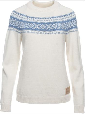 Dale of Norway Vågsøy Womens Wool Sweater Off White/Blueshadow S Pulóver