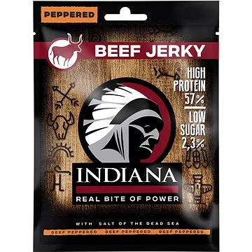 Jerky beef (hovädzie) Peppered 25g (8594055300205)