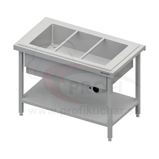 Ohrevný výdajný stol na 2x GN1/1