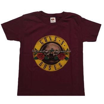 Guns N’ Roses tričko Classic Logo Červená 9 – 10 rokov